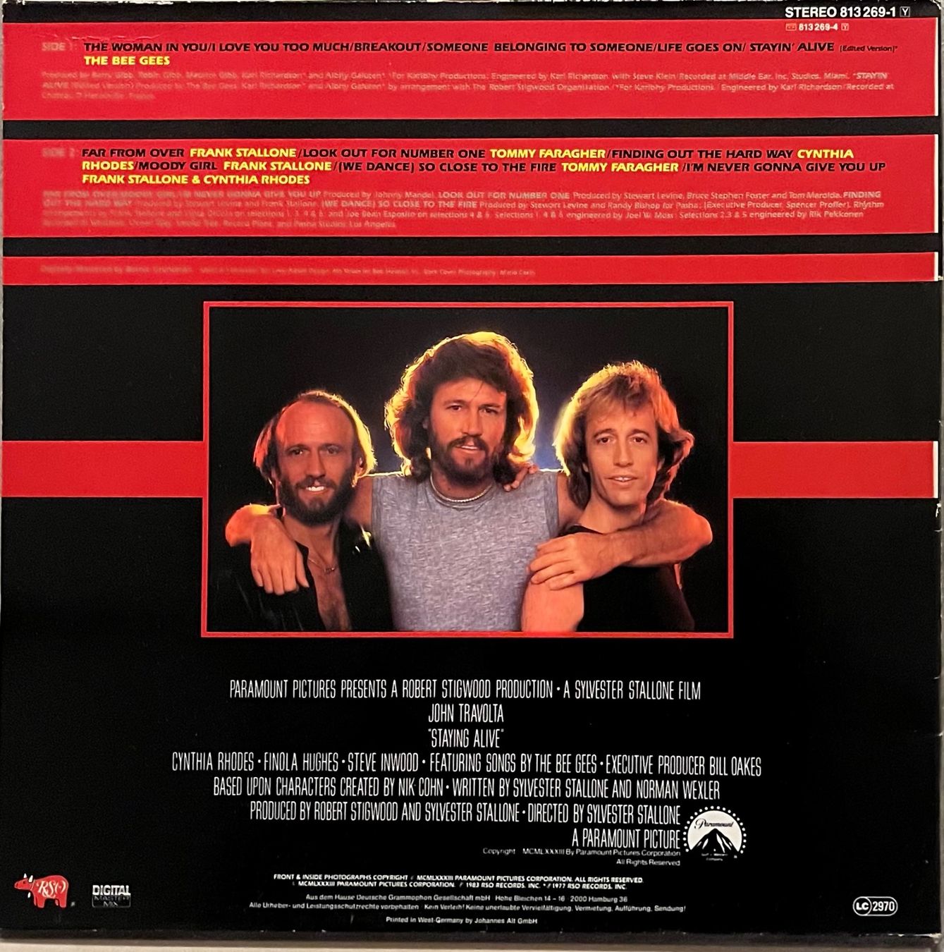 Vinyles: B.O. DU FILM STAYING ALIVE - 33 Tou – D'occasion à Bussigny par vinyl-pas-cher 2