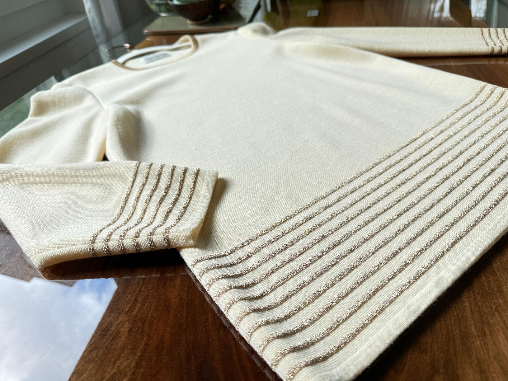 Saint Laurent Camicette: Saint Laurent Pullover Bluse M-38  100% Wolle Vintage – Usato da Winterthur venduto da tim_cl8x 8