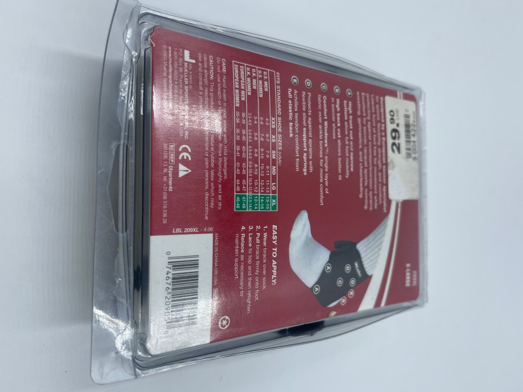 Protezioni & Imbottiture: Müller Ankle Soccer Brace Gr. XL – Nuovo e nell'imballaggio originale da Spreitenbach venduto da Opfikoner1 3