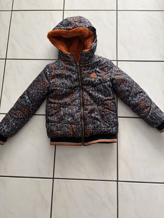 Mädchen Winterjacke beidseits tragbar ca. Gr. 128