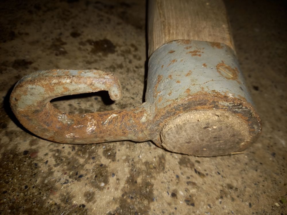Articoli in legno: Antikes Wögli mit geschmiedeten Beschlägen – Usato da Galgenen venduto da Allerlei8854 6
