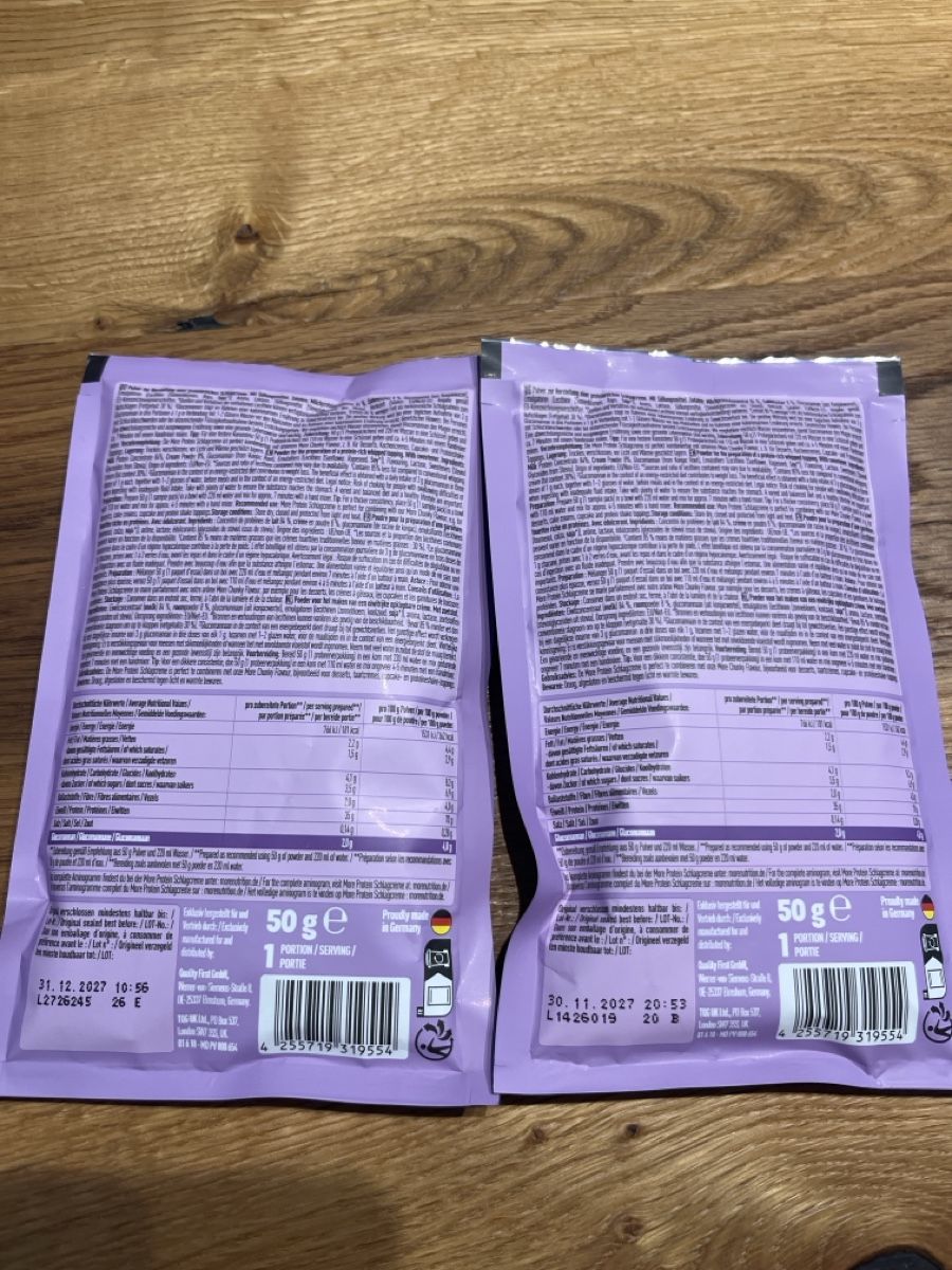 More Nutrition Cibi & Specialità: More PROTEIN SCHLAGCREME – Nuovo e nell'imballaggio originale da Baar venduto da Girlpower1994 1