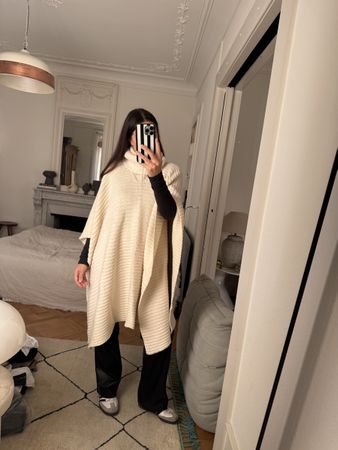 Barbara Bui cape 100% laine