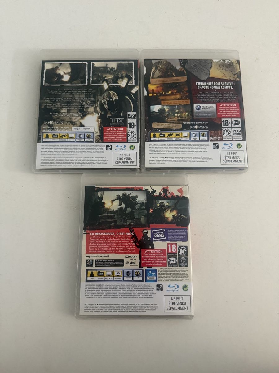 Spiele: Resistance trilogy PS3 – Gebraucht aus Genève von sho_67qj 1