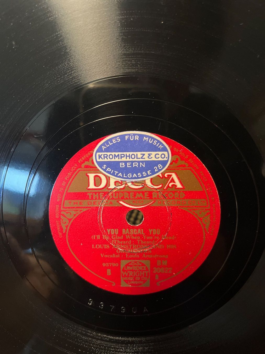 Dischi in vinile: Louis Armstrong Schellackplatten Konvolut – Usato da Hätzingen venduto da pflanzan222 6