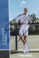 Alexander Zverev Tennis Handsigniert French Open 26 Sieger