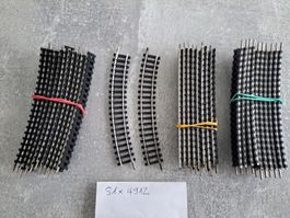 Minitrix Gleise Spur N, 4912, R1-30°