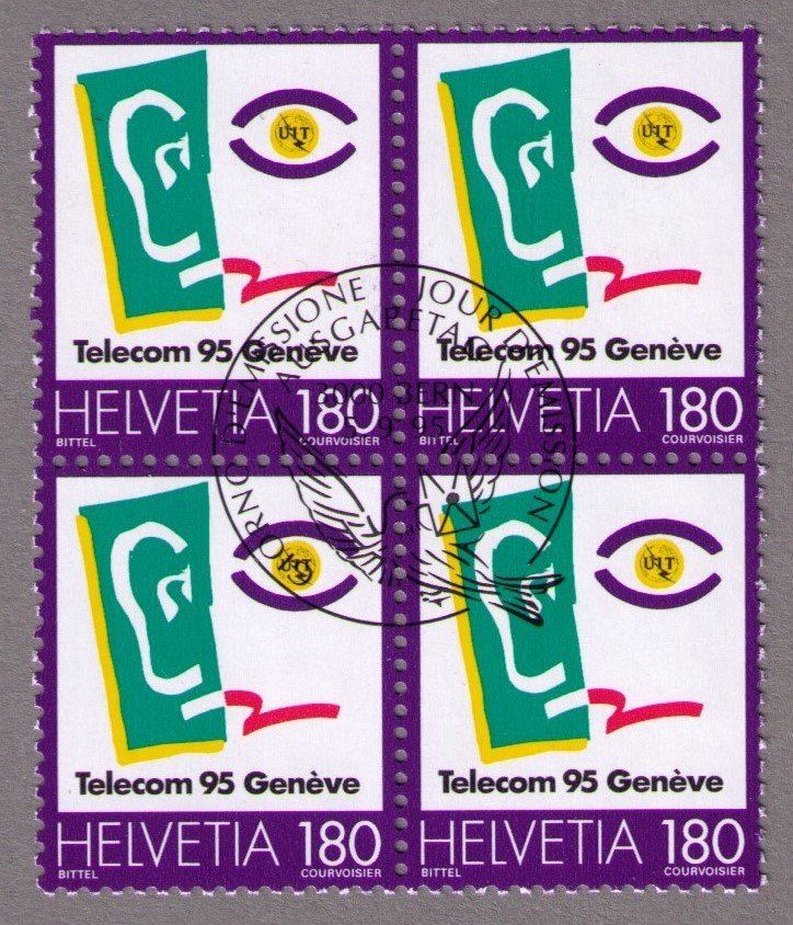 Tutti i francobolli: 1995_875_Sondermarke 1.80_TELECOM 95_Vb ET ! – Usato da Marthalen venduto da Ch_quality