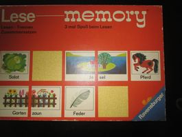 Memory und Lesememory 3 Teilig
