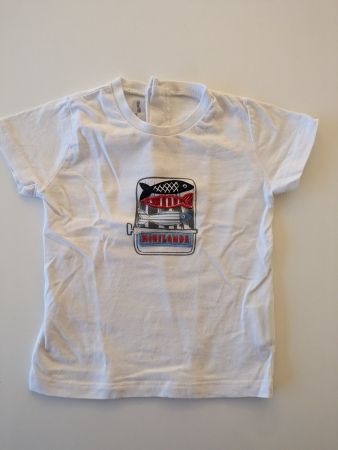 T-Shirt Minibanda mit Fisch-Sujet, Grösse 80