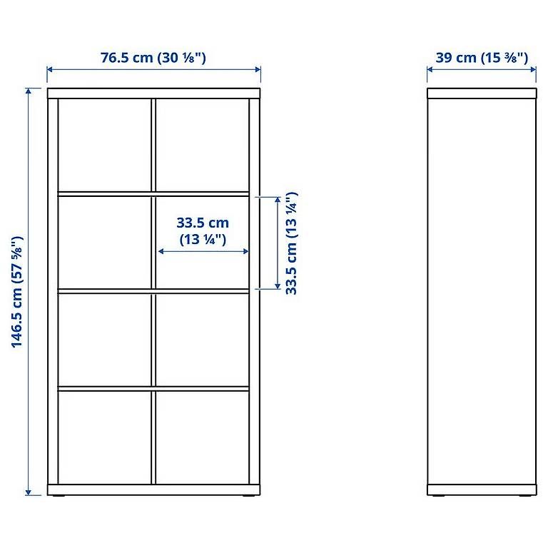 Étagères: Ikea Kallax Regal schwarz – D'occasion à Wettingen par S_Runa 3