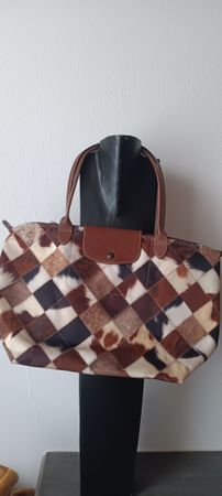 LONGCHAMP- TASCHE, Le Pliage Pleid, grosses Modell.