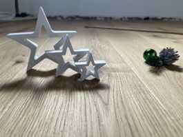 Sternenset Weihnachtsdeko handgemacht