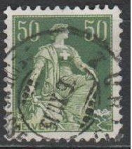 Alle Briefmarken: Helvetia mit Schwert 1908 – Gebraucht aus Castiel von mc2017 5