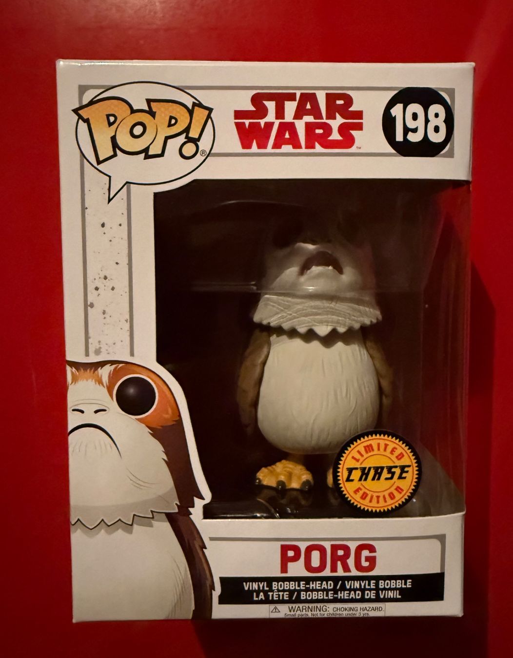 Funko Figuren: Funko Pop! Porg CHASE – Neu und originalverpackt aus Moudon von CollectorGeek