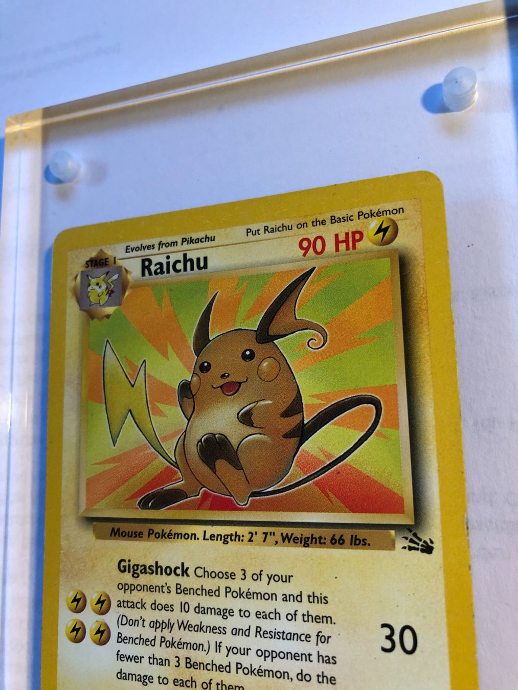 Carte collezionabili: Raichu (rare) Fossil - LP - ab 1.- – Usato da Giubiasco venduto da dan_pr8b 3