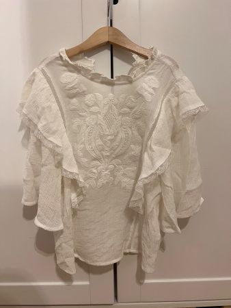 weisse Bluse