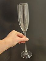 6 edle Champagnergläser von Eisch Glaskultur