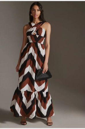 Anthropologie Plenty by Tracy Reese Maxi Kleid