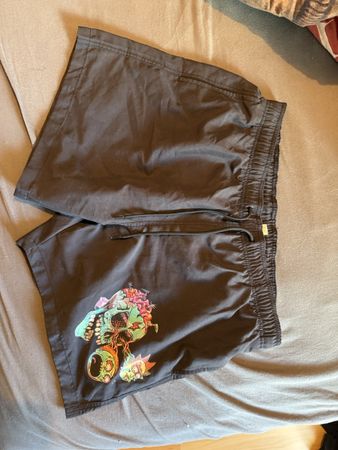 Rick and Morty Badeshorts schwarz 