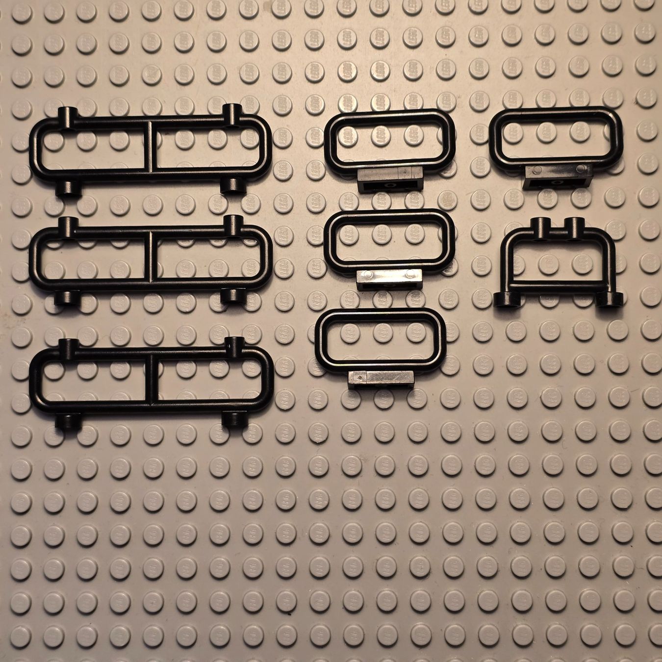 Lego Kit di costruzioni: Lego 8 x Absperrung divers schwarz – Usato da Basel venduto da Swi-7621