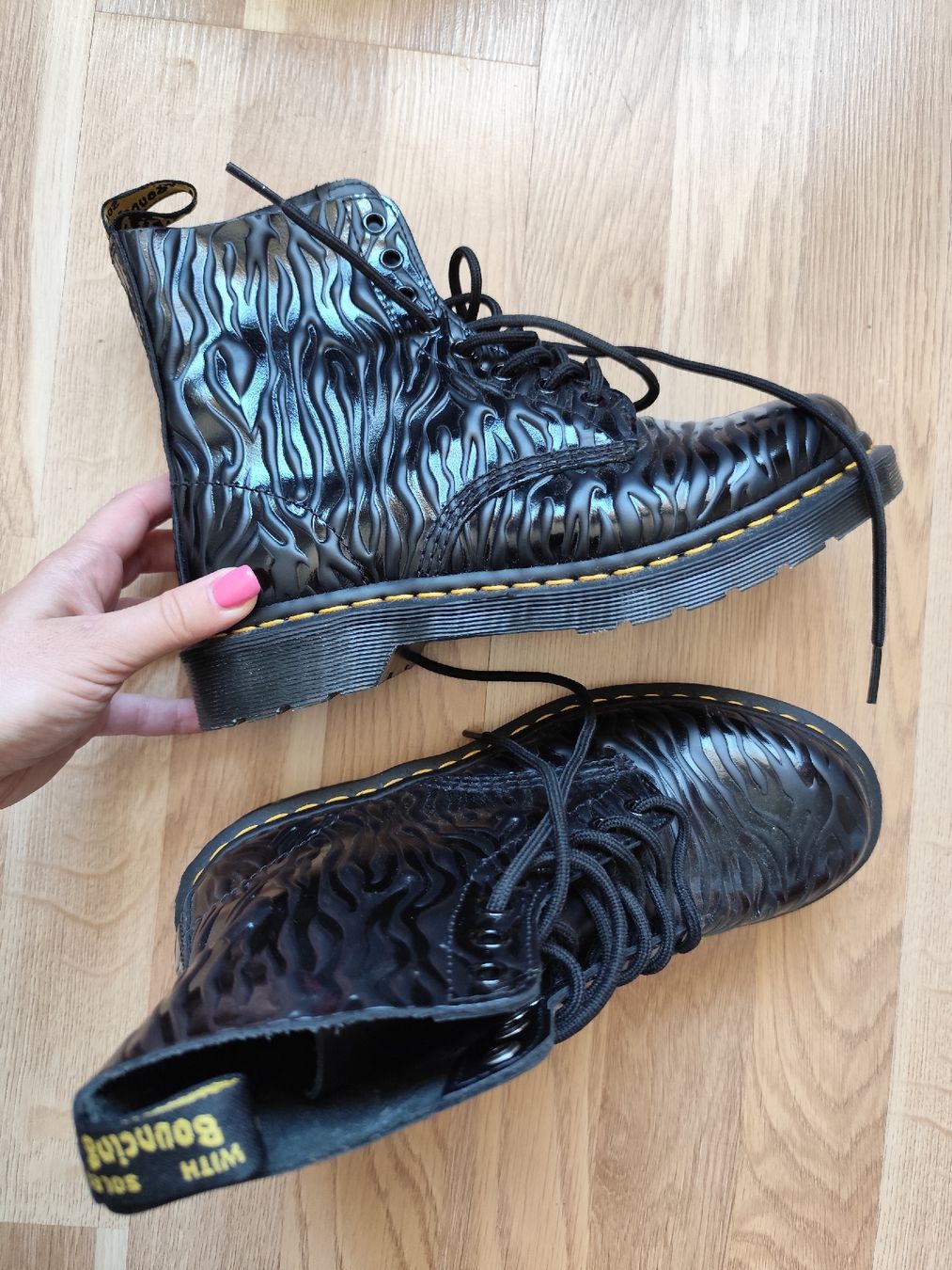 Dr. Martens Herrenschuhe: Dr. Martens 1460 Pascal boots size 40 EU black embossed – Neu (gemäss Beschreibung) aus Mägenwil von VintageGirly 2