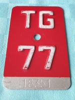 Velonummer TG 77