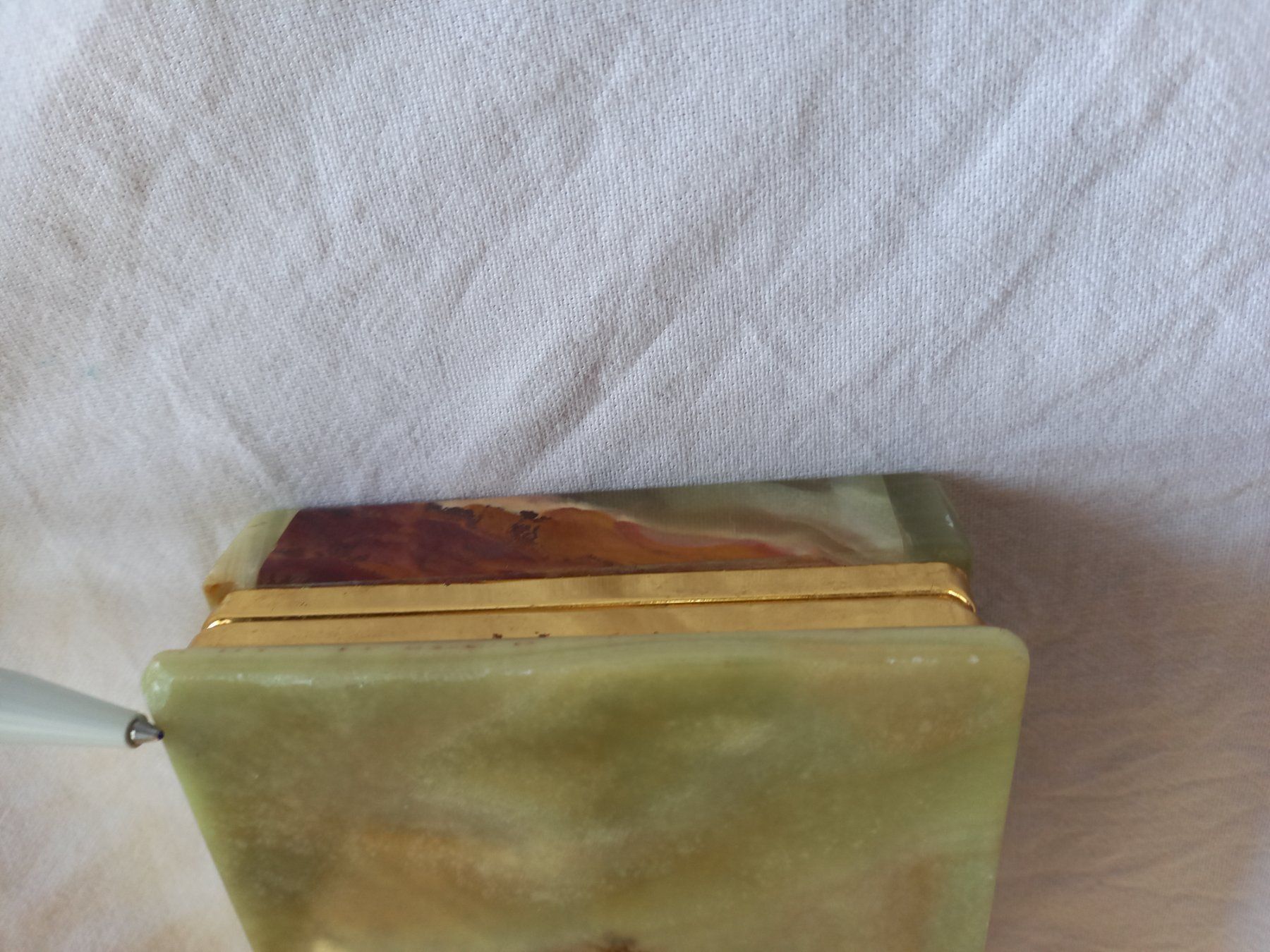 Dosen: Boîte à bijoux en onyx vert – Gebraucht aus Rossens FR von Souris1 4