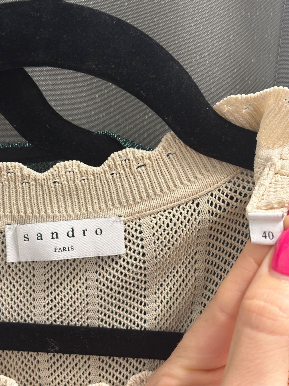 Sandro Kleider: Sandro Strickkleid creme 40 Boho Kleid Maxikleid Gürtel – Neu (gemäss Beschreibung) aus Regensdorf von secondchancefashion 6