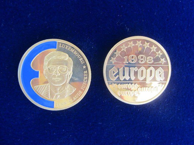 Medaglie: 12 X Euopa Staatsmänner Könige - 1998 - PP – Nuovo (secondo la descrizione) da Luzern venduto da Horoskop1 2