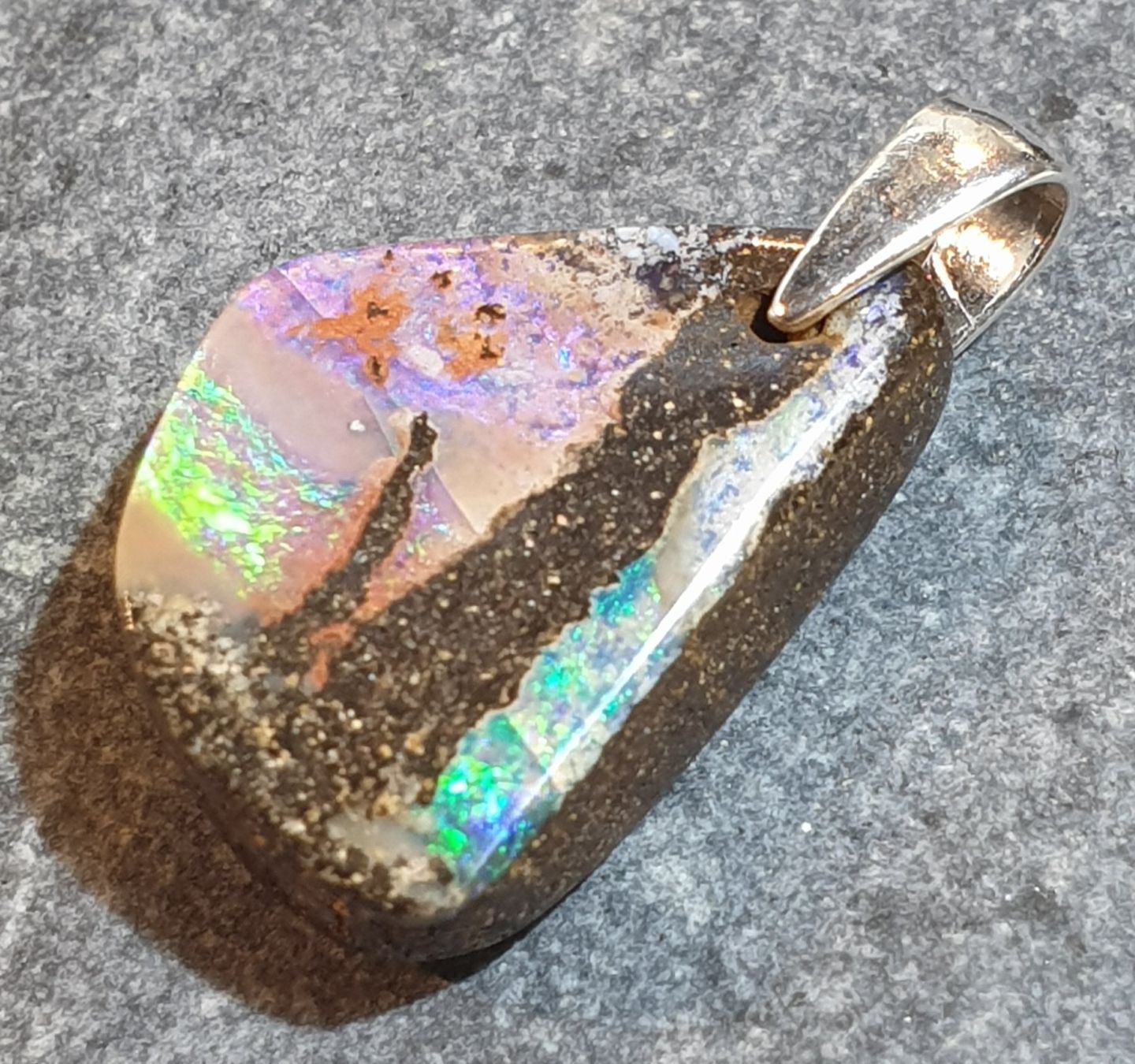 Ciondoli: Anhänger Boulder Opal. – Nuovo (secondo la descrizione) da Niederbüren venduto da Raphael014 1