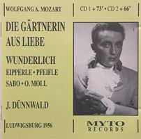 Mozart - Die Gärtnerin aus Liebe (1956, Wunderlich)