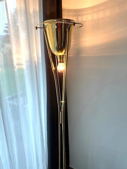 Lampen: toLLe MeSSiNg SteHLamPe – Gebraucht aus Winkel von zeho 1
