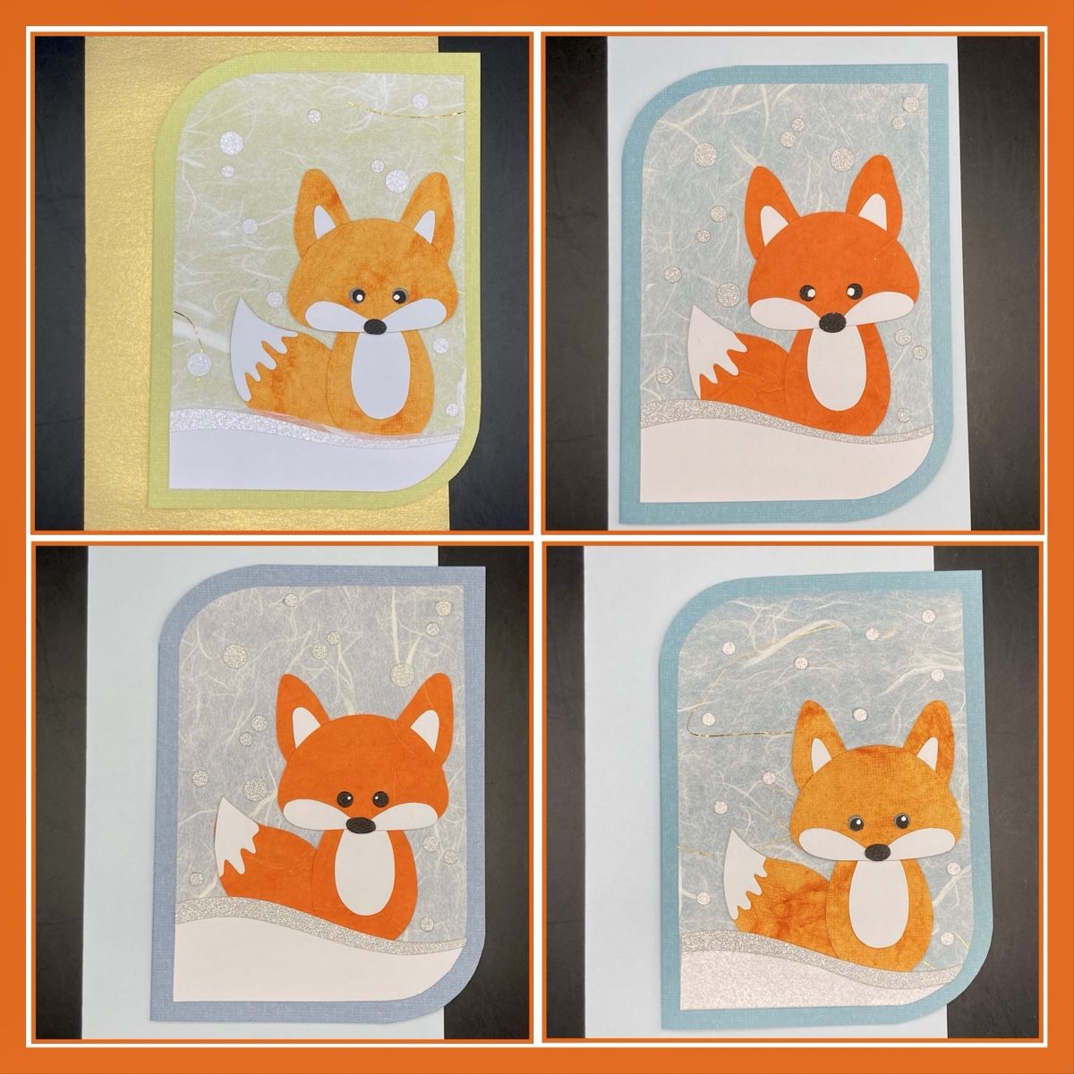 Cartes: Handgemachte Weihnachtskarten, Fuchs, Schneeman, Stern – Neuf avec emballage d'origine à Vinelz par Viewfinder84 3