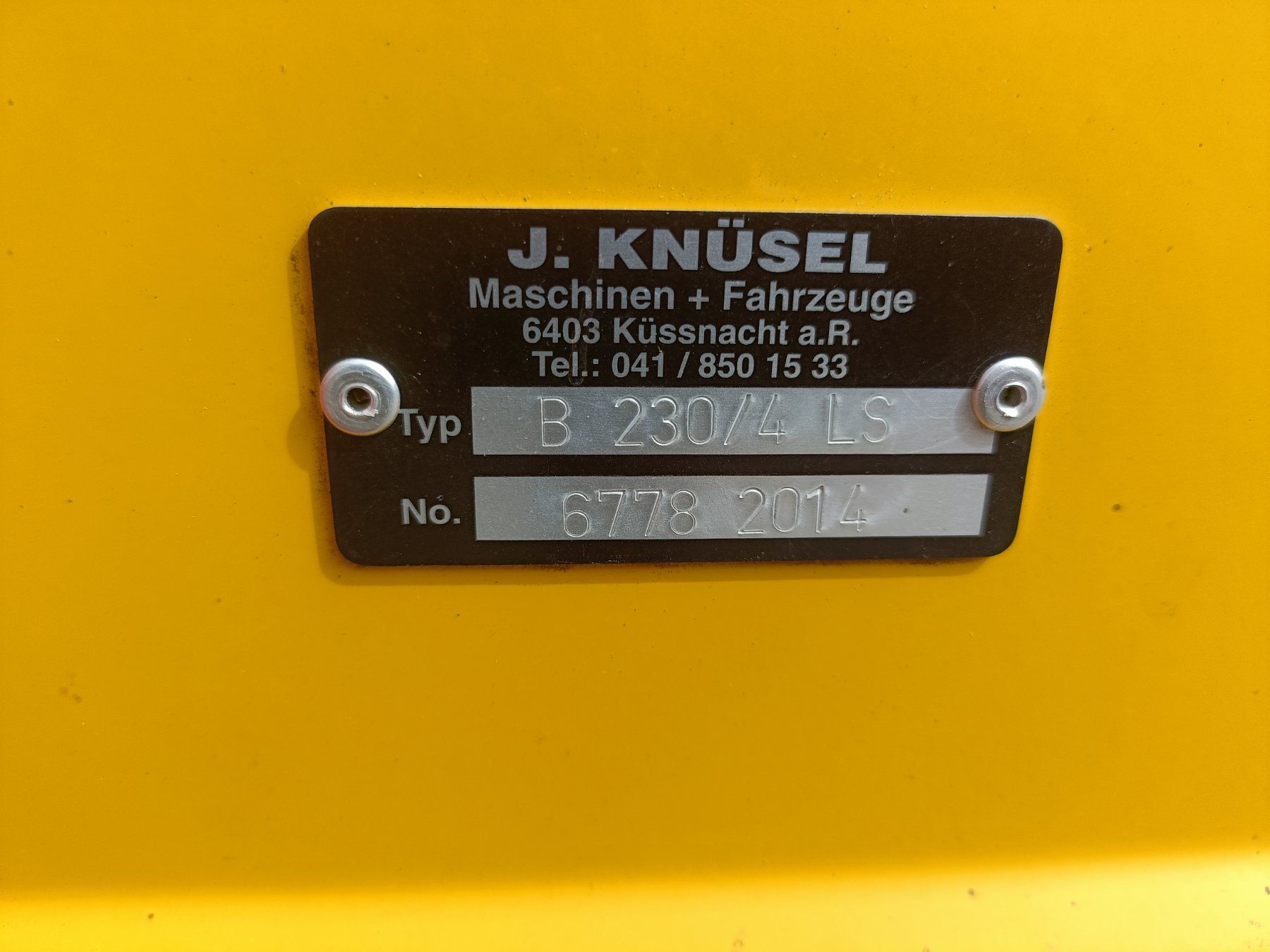 Raccolta foraggio grezzo: Bandheuer Knüsel 230 – Difettoso da Appenzell venduto da surum 5