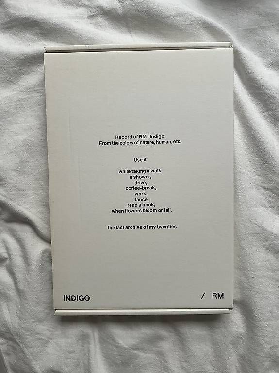 CD: Kpop album RM: Indigo – Usato da Lonay venduto da jes_8znz