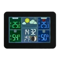 Wetterstation digital mit Barometer / Aussen- + Innenbereich