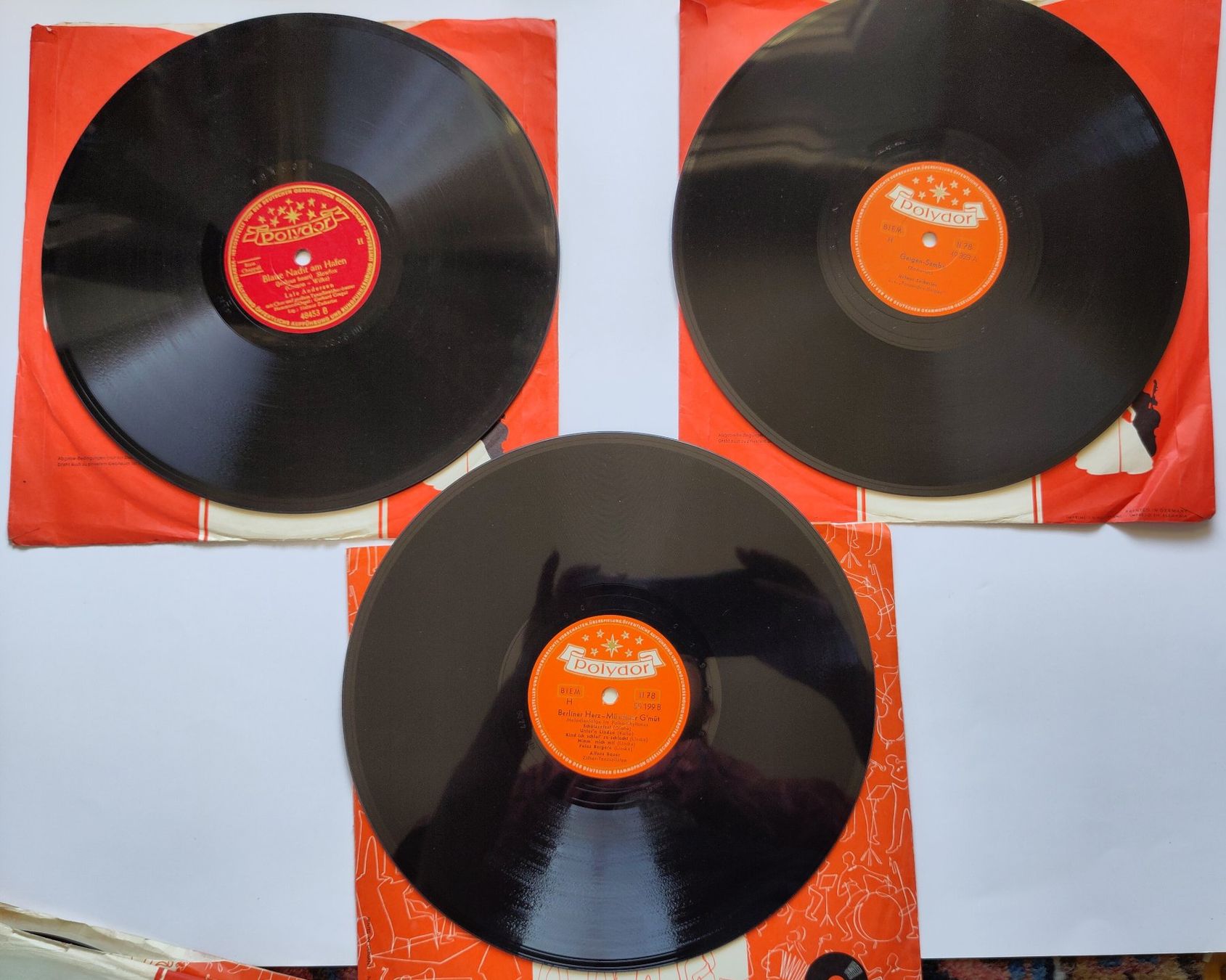 Dischi in vinile: 10 Schellacks Deutscher Schlager 1950er-Jahre – Usato da Schaffhausen venduto da RolfMeister 4