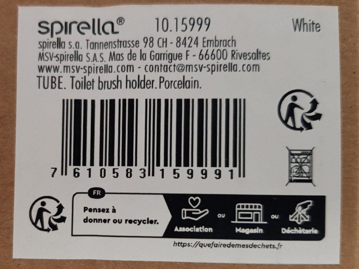 Spirella Altri accessori per il bagno: SPIRELLA WC Bürste – Nuovo (secondo la descrizione) da Suhr venduto da Restwert_Suhr 8