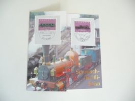 Spanisch Brötli Bahn/ 2 Sonderstempel 100 Jahre Gotthardbahn