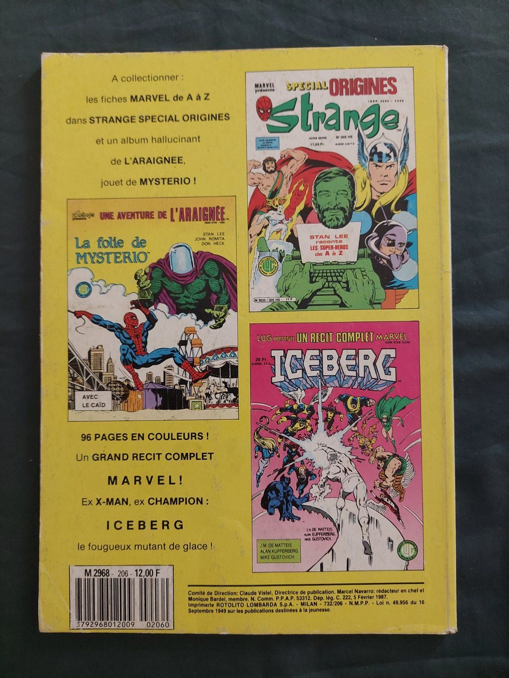 Fumetti: Strange No 206 / 1987 TBE – Usato da Genève venduto da Blu_BD 1