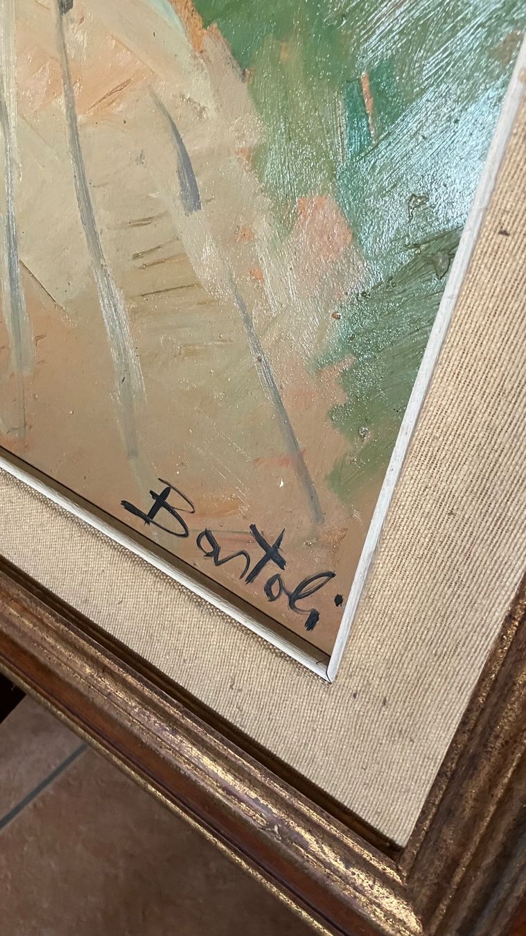 Dipinti: Gemälde Tableau signé signiert BARTOLI – Usato da St-Cierges venduto da LeRegain 3