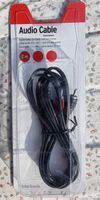 Audio Kabel 2x Cinch - 3.5mm Klinke, 2m, Neu & OVP!