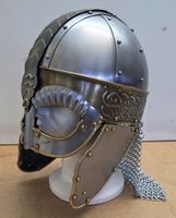 Wikinger Brillenhelm Beowulf mit Kettenbrünne Ø 60 cm