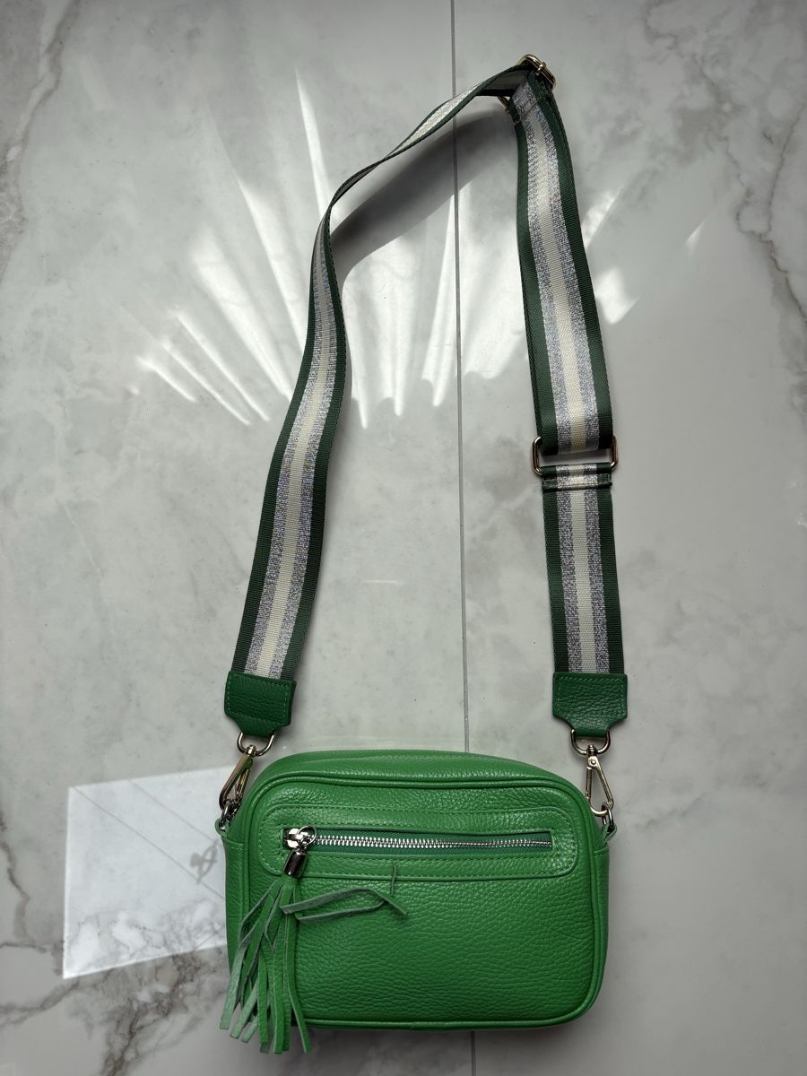 Taschen für Damen: Modische grüne Ledertasche  – Gebraucht aus Estavayer-le-Lac von Mimmy02 5