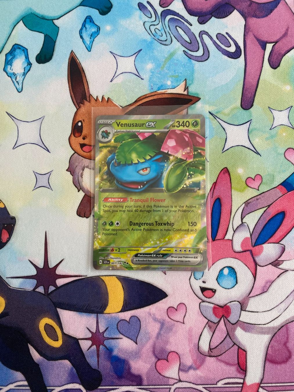 Pokémon Sammelbilder & Trading cards: Pokemon Bisaflor EX 001/142 SCR – Gebraucht aus Grindelwald von TSG-G-Town