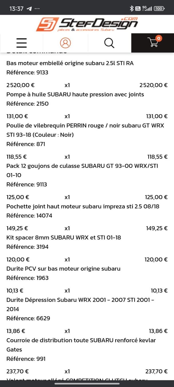 Subaru Automobili: Subaru STI (type Ra engine 45k km) – Usato da Chamoson venduto da rom_8rkp 7