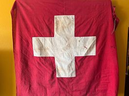 Très ancien drapeau suisse