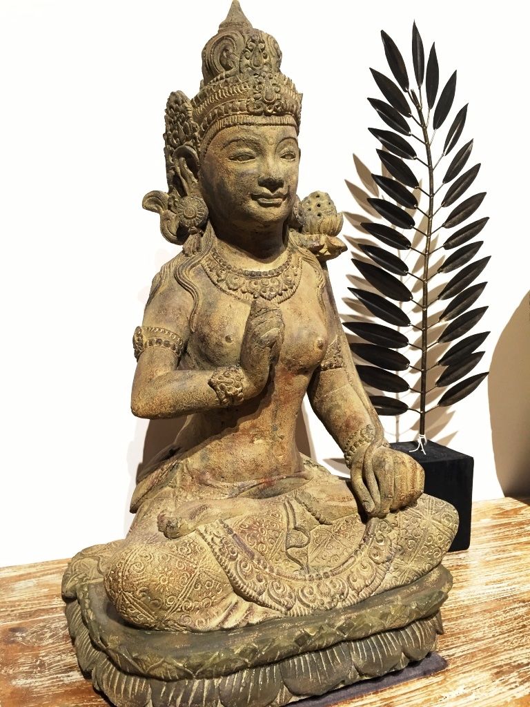 Skulpturen & Statuen: Dewi Sri Bali 60cm / Asiatika – Neu (gemäss Beschreibung) aus Lenggenwil von Unique_