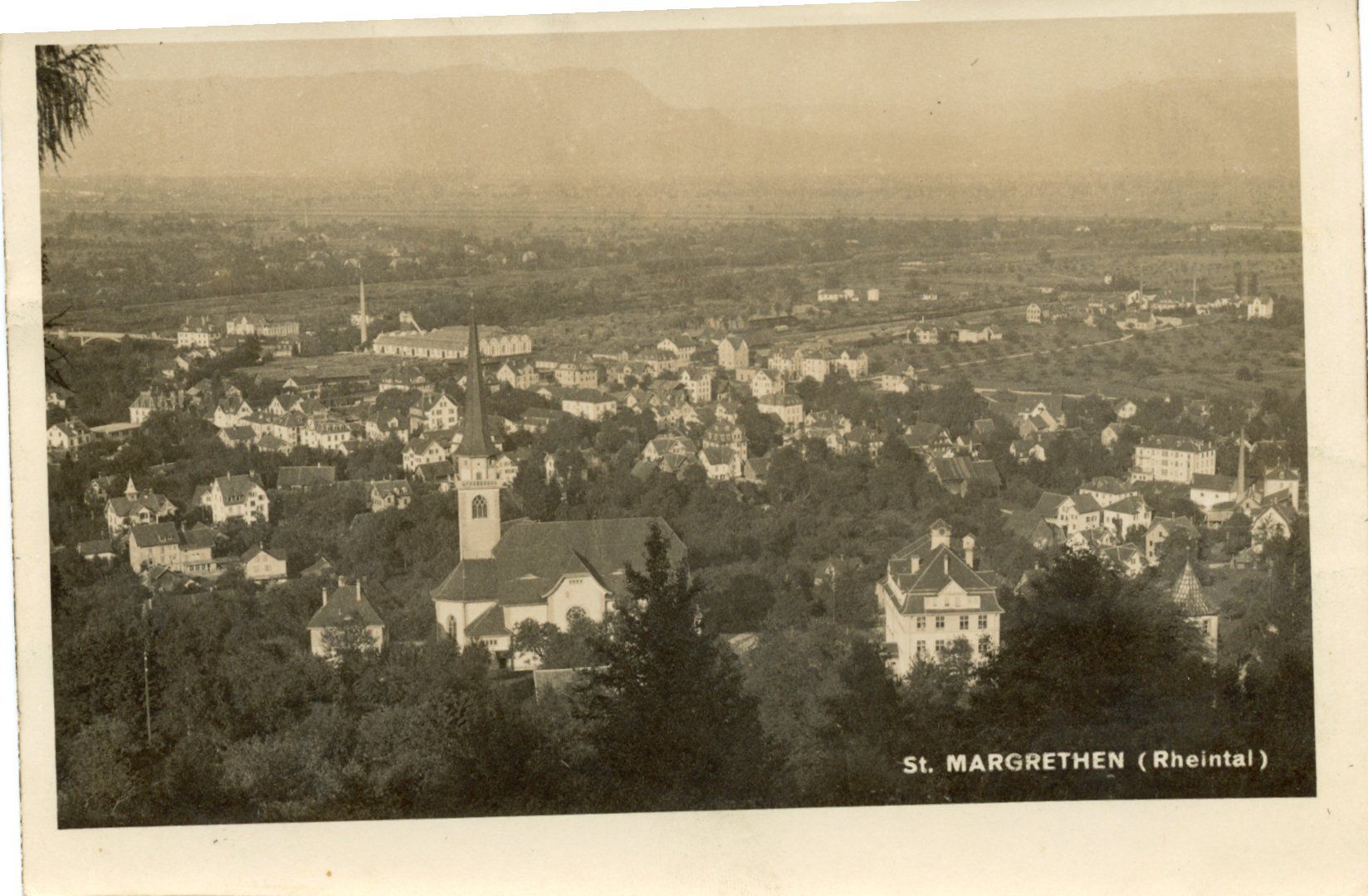 Cartoline postali: St Margrethen SG – Usato da Ruggell venduto da spalkur42